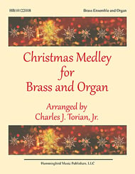 Christmas Medley for Brass and Organ Brass Ensemble cover Thumbnail